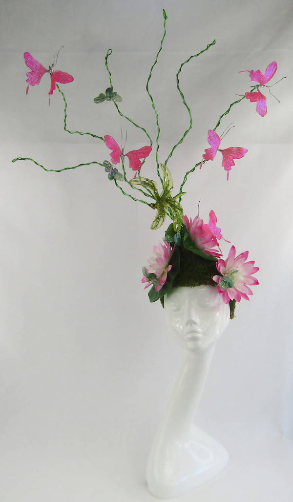 Butterfly and Lilypad Headdress