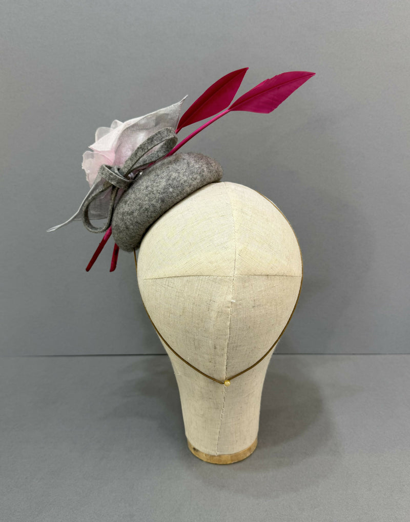 Rose and Arrow Quill Button headpiece