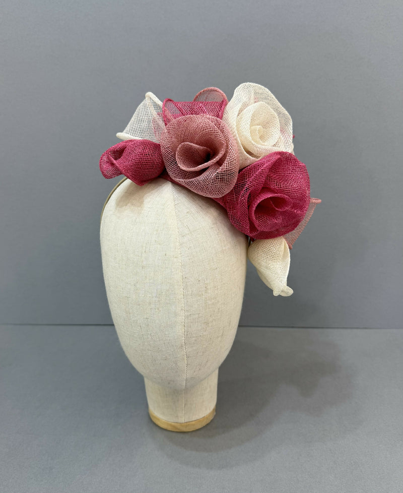 Rose Floral Bouquet Headpiece
