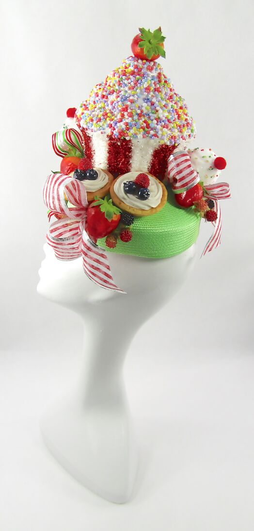 Giant Cupcake Pillbox Hat