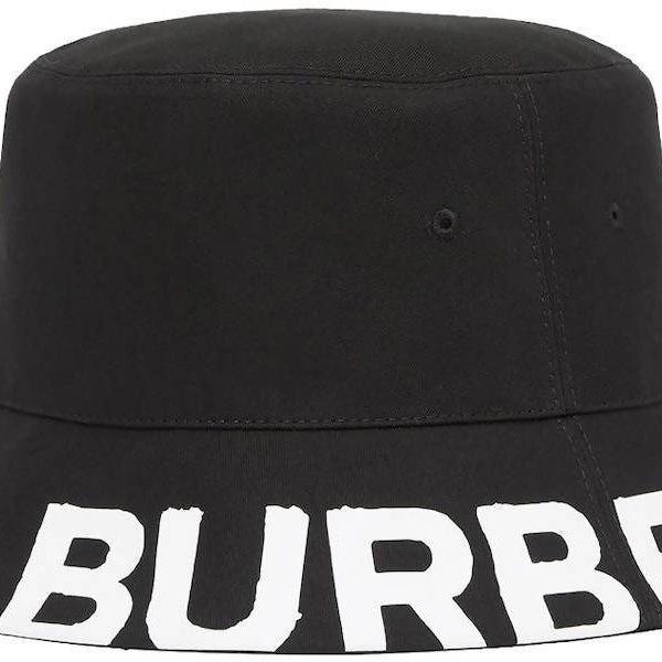 Factory Burberry Blackish Gray and Red Bucket Hat