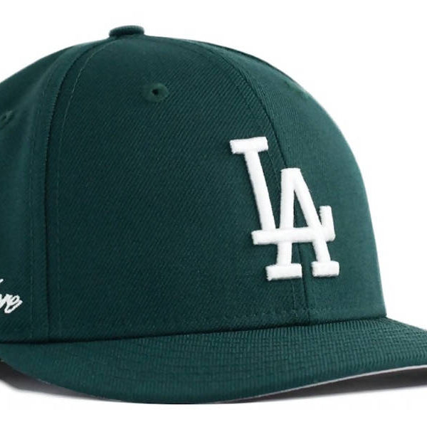 Aime Leon Dore x New Era Dodgers Hat Ivory/Dark Green - FW20 - US