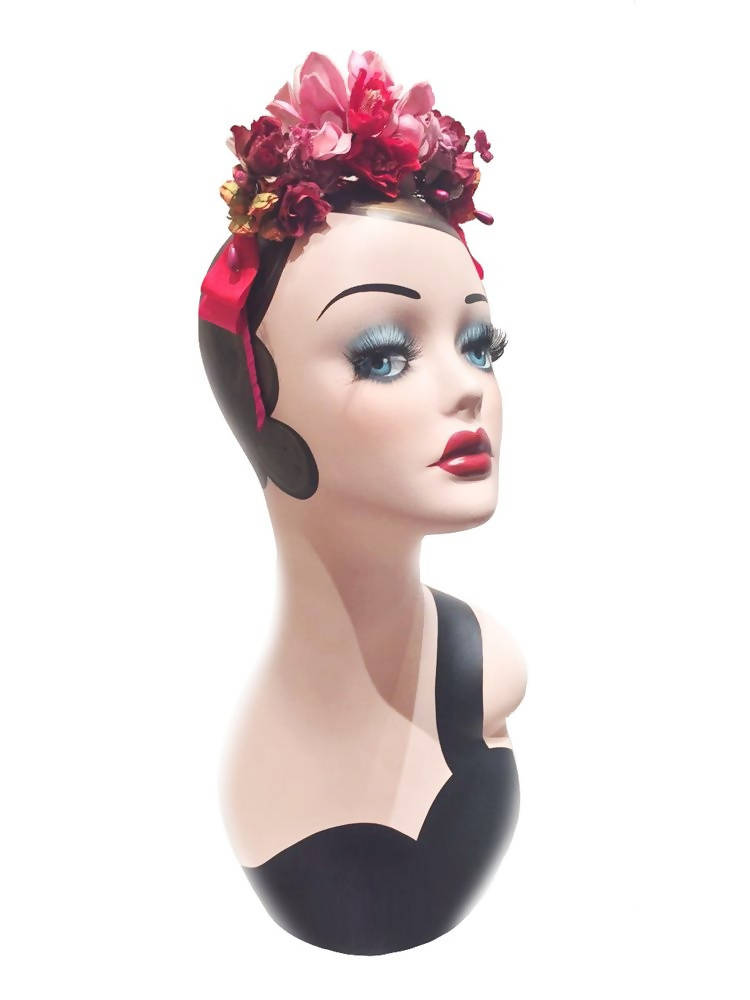 Josephine Red and Pink Headband