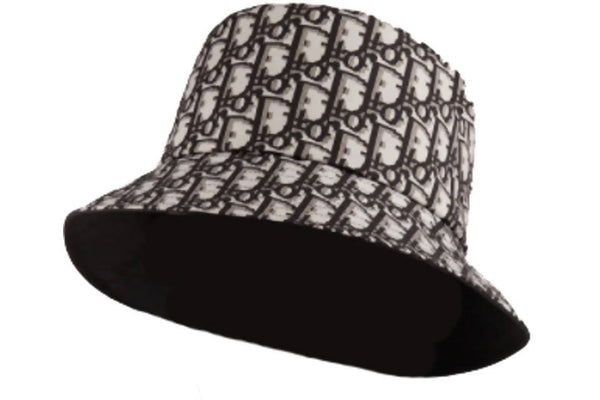 Dior Reversible Teddy-D Small Brim Bucket Hat Oblique Black