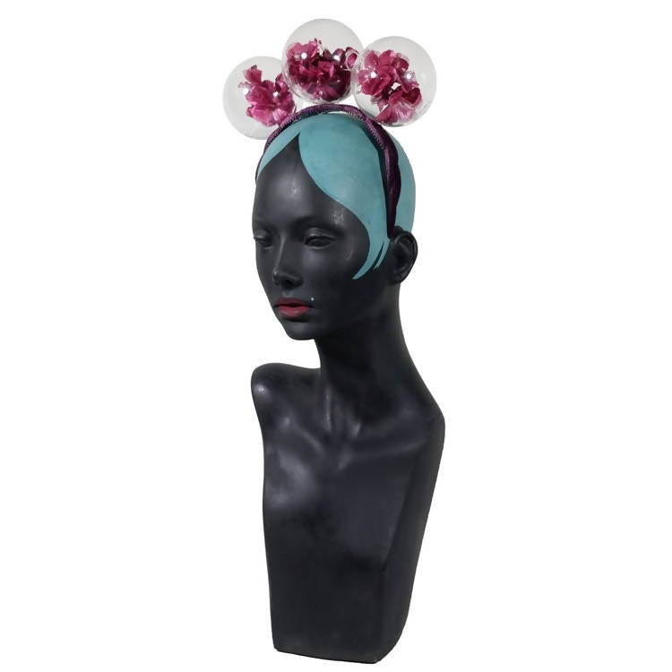 Glass Balls Pink Headband