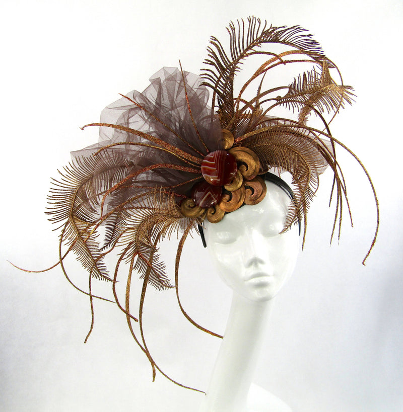 Copper and Marble Headdress