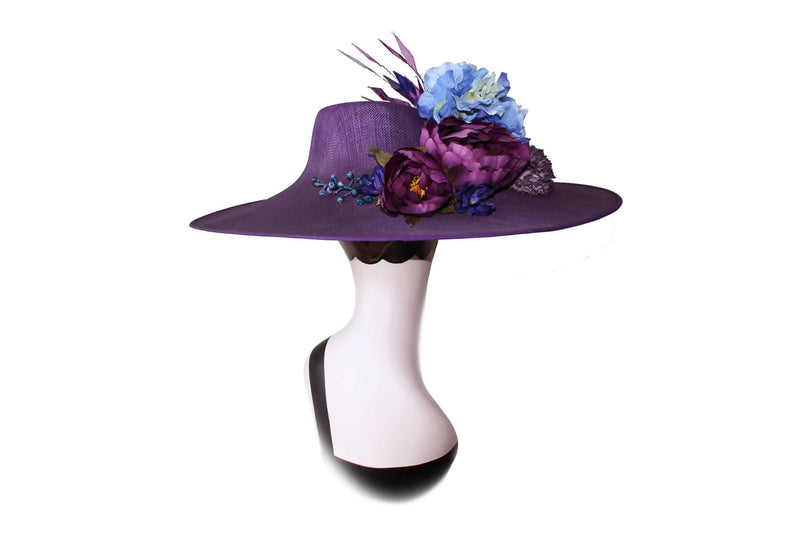 St Phillips Garden Purple Picture Hat