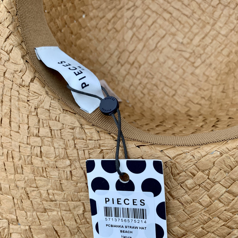 Holiday essential: Ladies straw sun hat floppy wide brim resort beach by Pieces