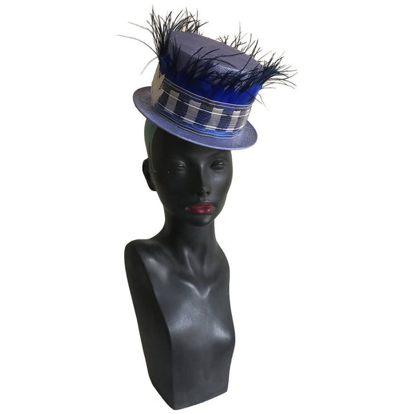 Plum Brandy (Midnight Blue) Mini Top Hat