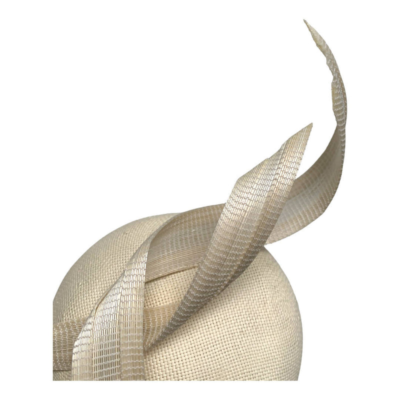 Philip Treacy Ivory Sculptural Fascinator Headpiece