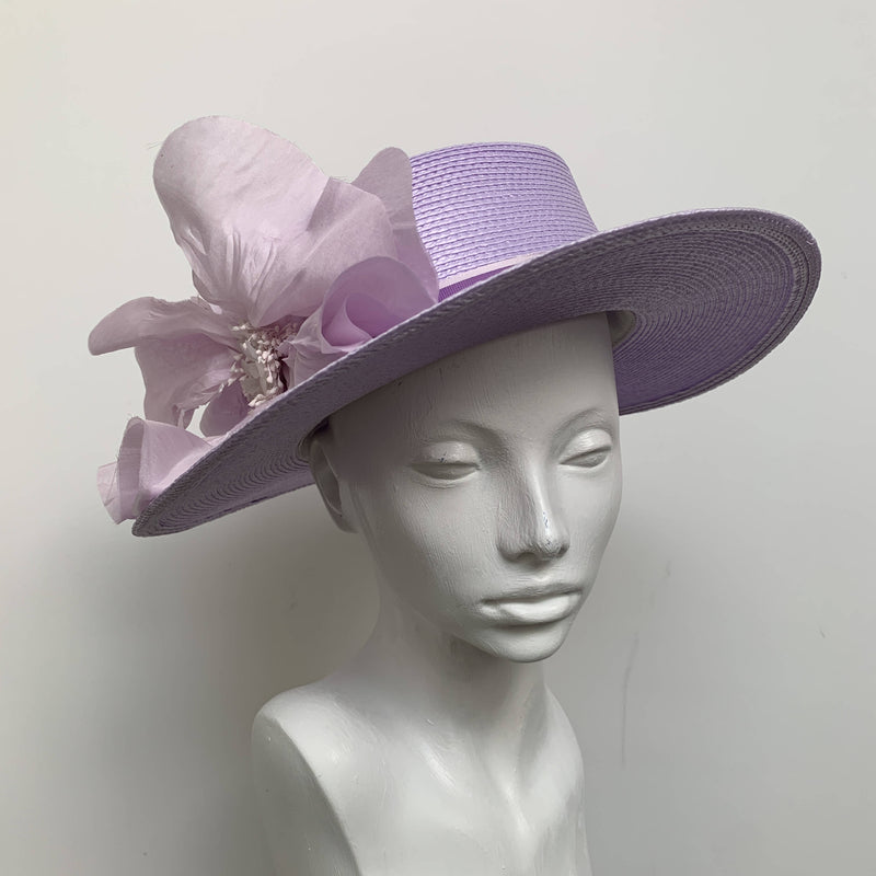 Laura Purple Picture Hat