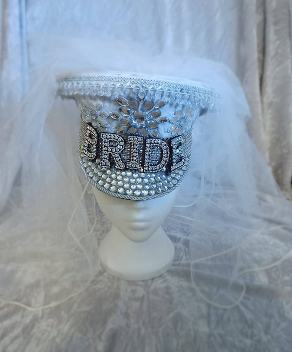 " I DO" Bridal Festival Style Hat