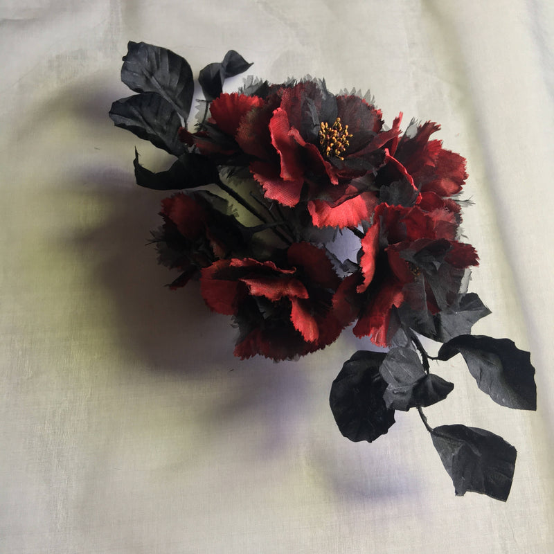 Deep red flower-1