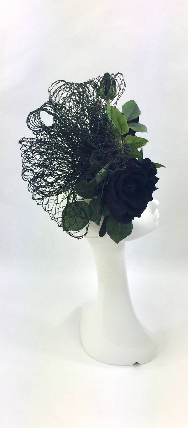 Black Rose Headdress