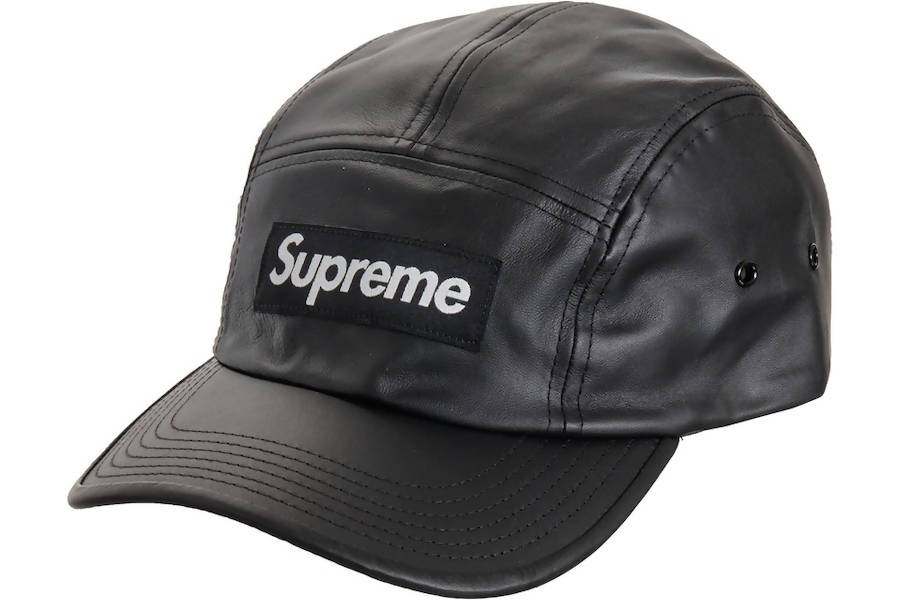 Supreme Leather Camp Cap (SS21) Black – The Hat Circle by X Terrace