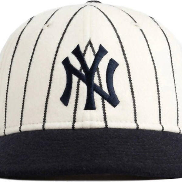 Aime Leon Dore New Era Wool Pinstripe Yankee Hat White/Navy – The