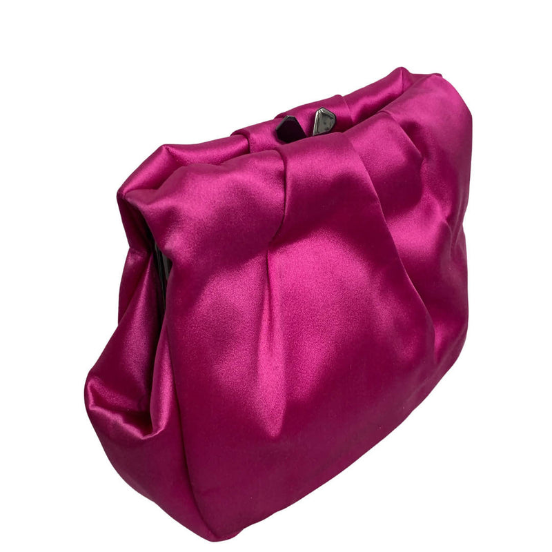 Philip Treacy Perfect Evening Pink Silk Satin Clutch Bag