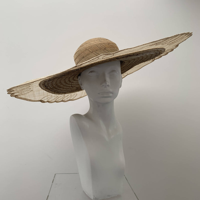 Palm Straw Wide Brim Hat