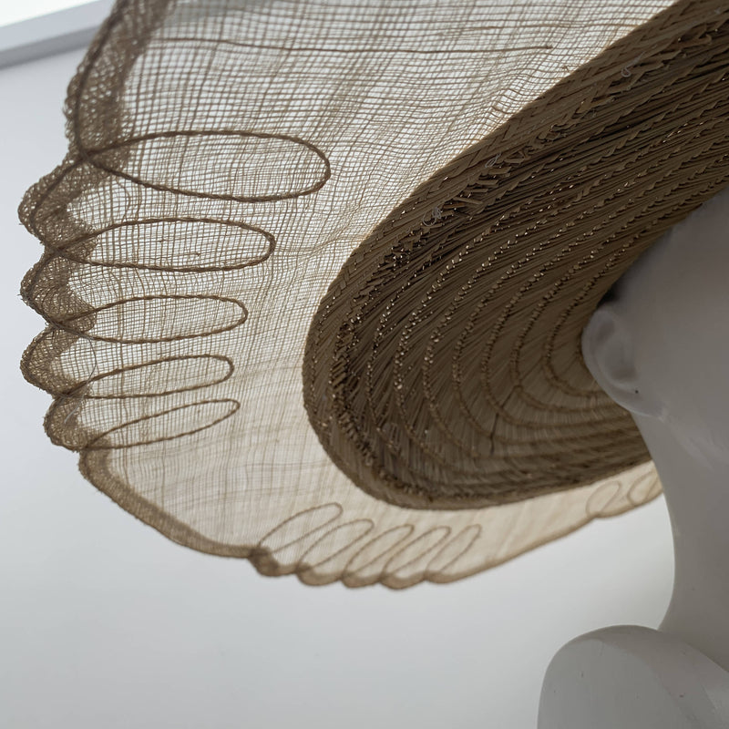 Palm Straw Wide Brim Hat