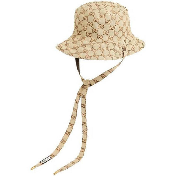ハット GUCCI REVERSIBLE BLACK NYLON GG HAT Reversible GG nylon bucket hat in black | GUCCI® US