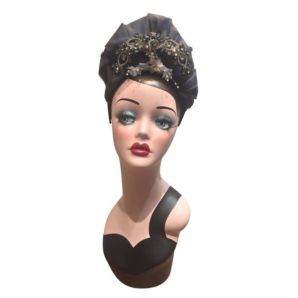 Victoria Black Embellished Headband