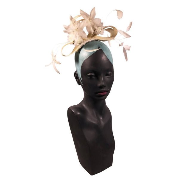 Penelope Floral Beige Headband