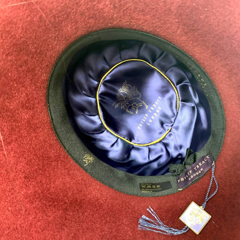 Philip Treacy Purple Wide Brim Hat The Hat Circle – The Hat