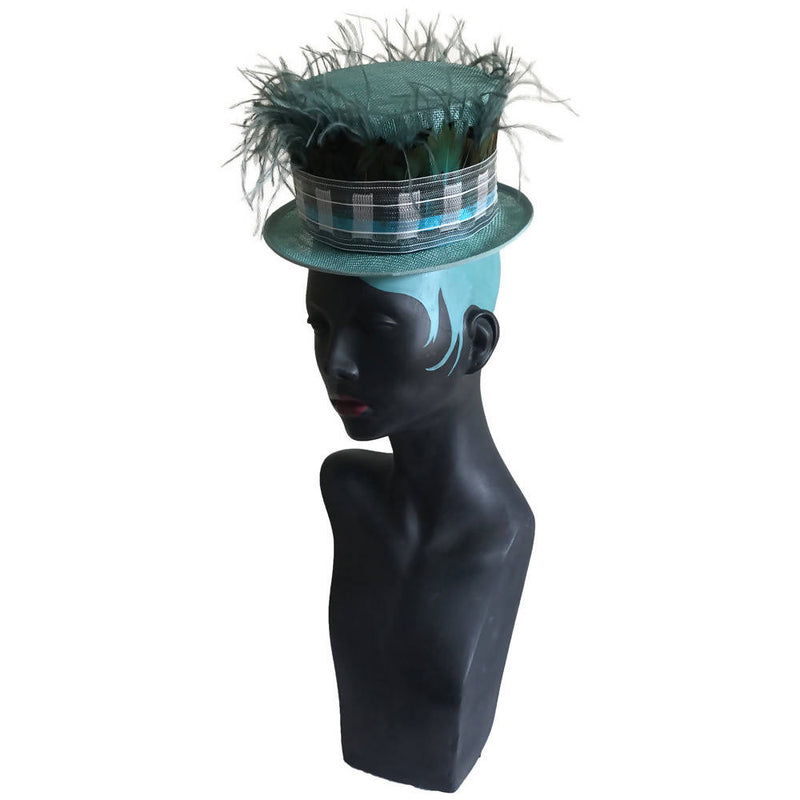Plum Brandy (Lake Green) Mini Top Hat