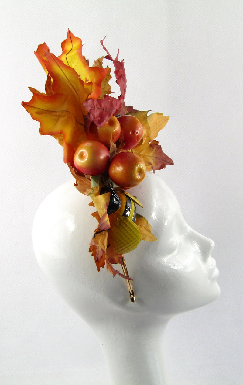 Bumblebee & Autumn Leaf Headdress