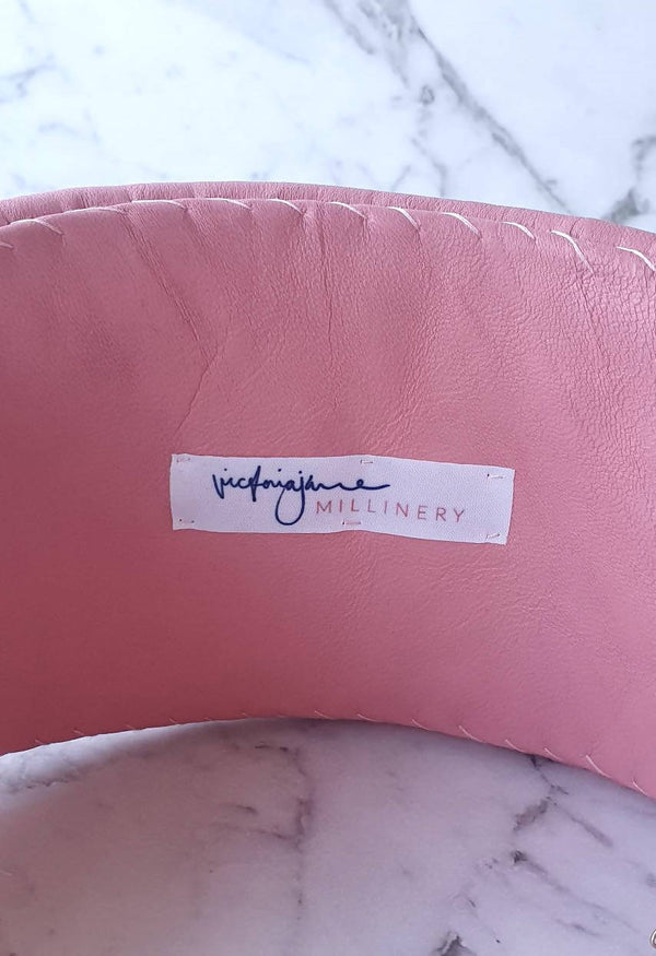 Hayley - Pink Bandeau Headpiece