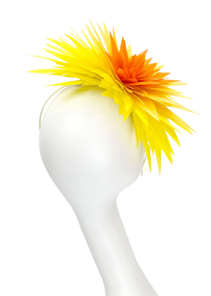Sunburst - Lotus Feather Flower Headband