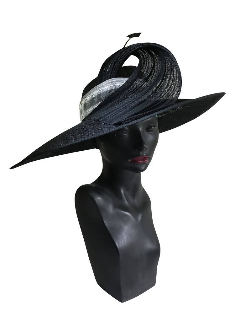 Gustave Caillebotte Black Wide Brim Hat