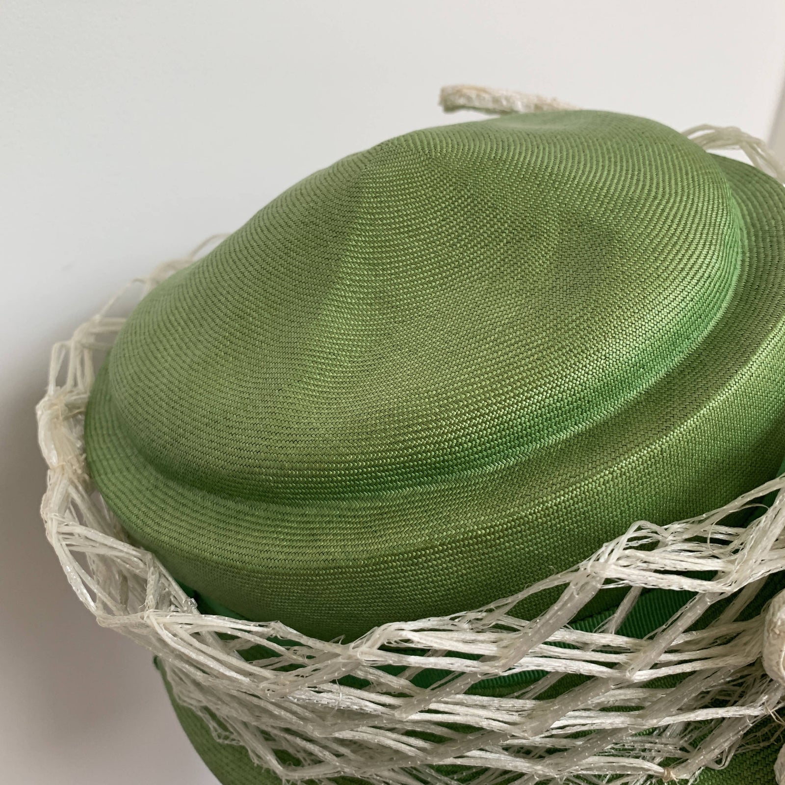 VINTAGE CHRISTIAN DIOR GREEN SEQUINED HAT Dior Cap Green Stonewashed Cotton | DIOR main image 3