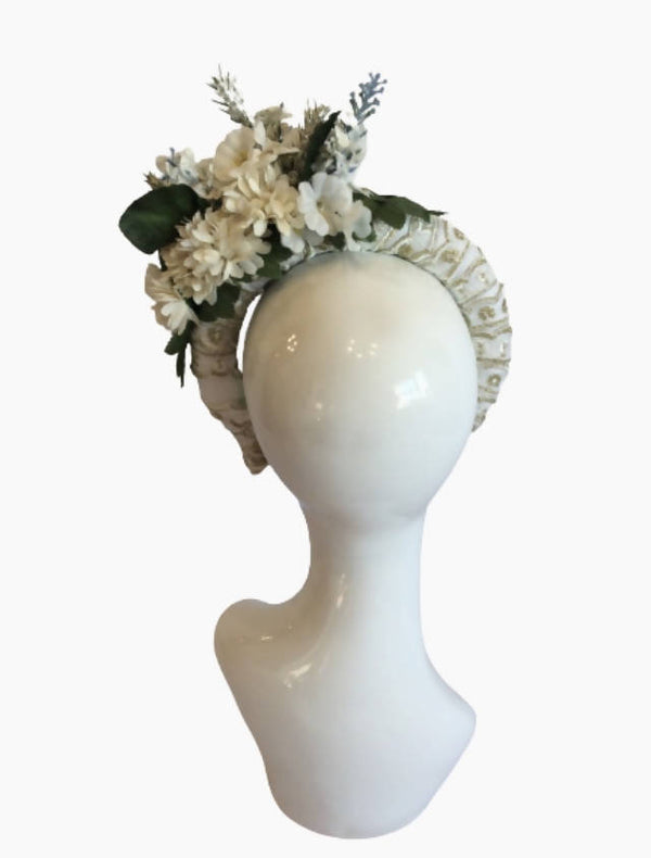 Ivory Flower Crown