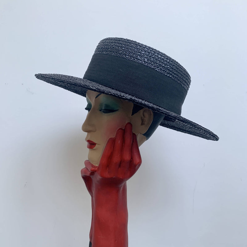 CHANEL PreOwned 19902000s bowembellished Straw Hat  Farfetch