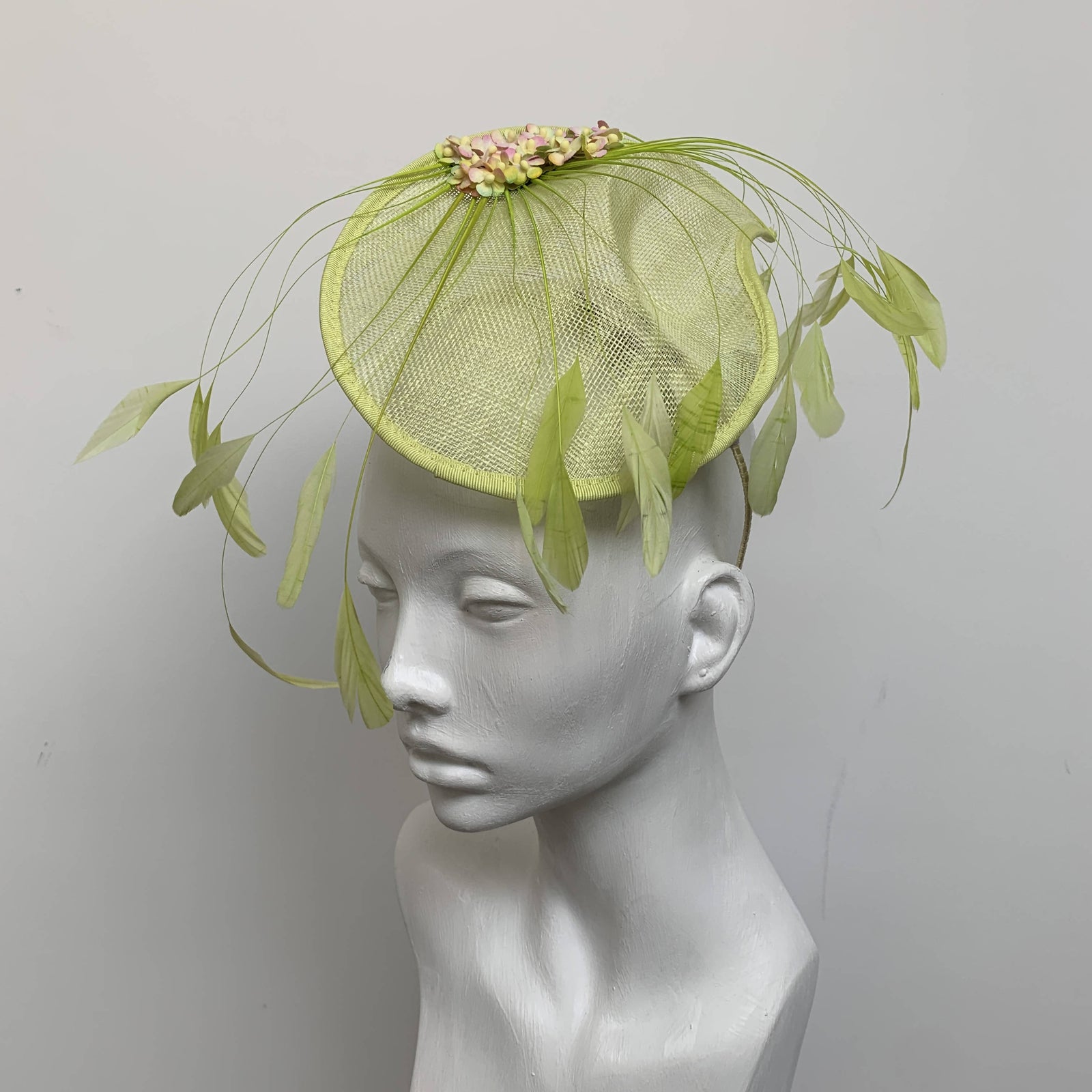 Alicia green fascinator - The Hat Circle – The Hat Circle by  display picture 1