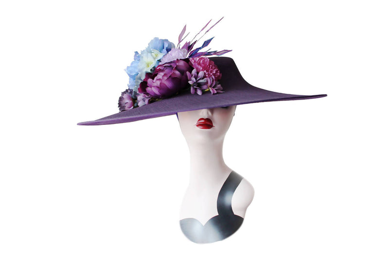 St Phillips Garden Purple Picture Hat