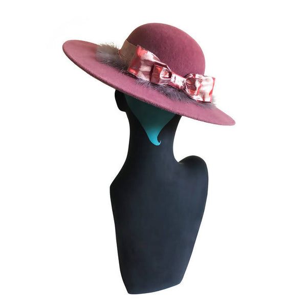 Springtime Pink Wide Brim Hat