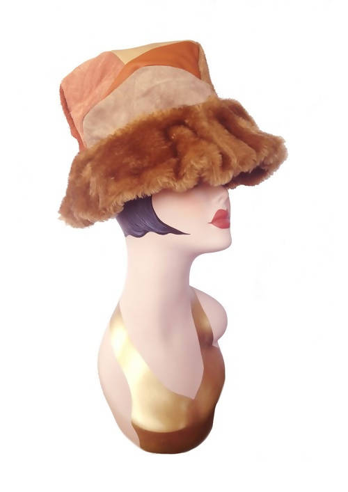 Lake Khovsgol Brown Faux Fur Hat