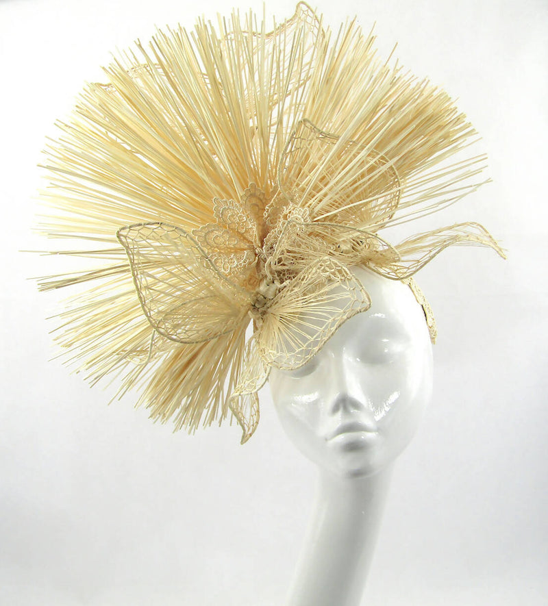 Straw Fan & Butterfly Headdress