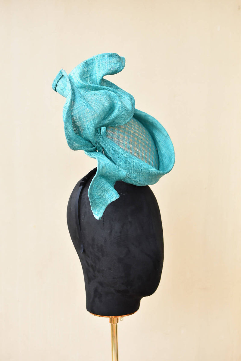 The Turquoise Hat by Velma's Millinery & Accessories