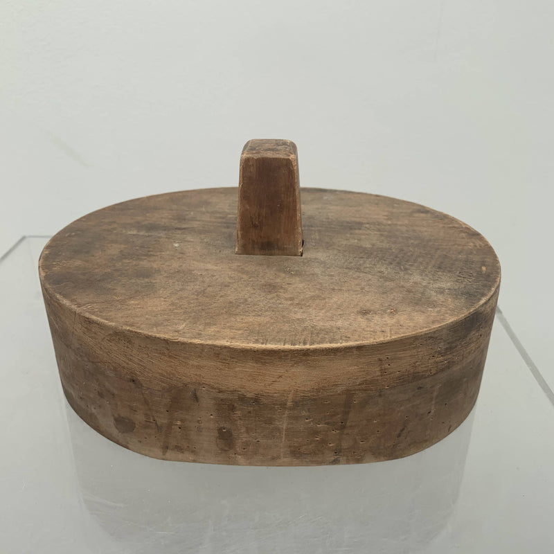 Antique wooden topper attachable hat block