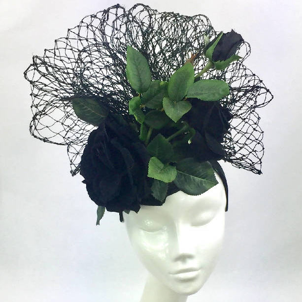 Black Rose Headdress