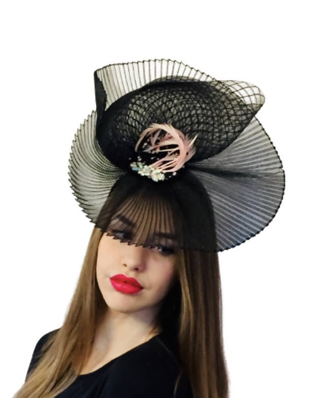 Black Wedding Hat