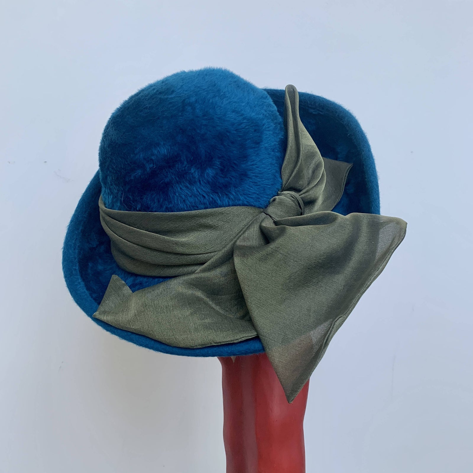 Vintage Elegant Felt Bow Hat Red Sox Hat Women Women main image 4