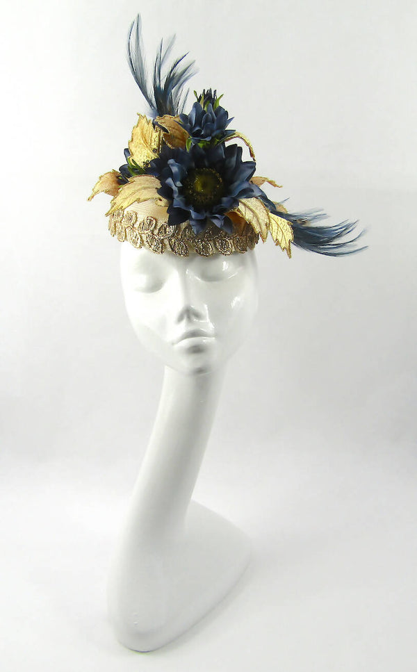 Exotic Love Birds and Flower Pillbox Hat
